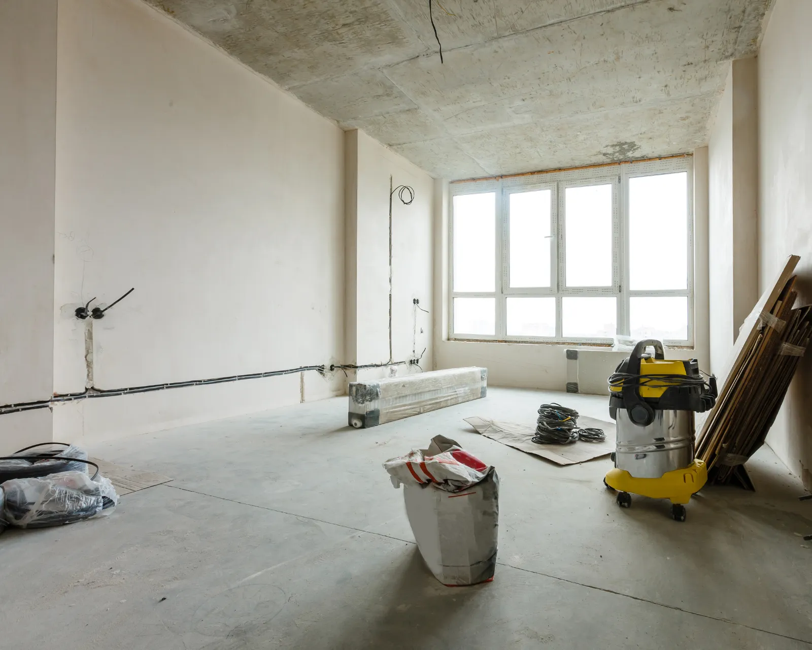 Leegstaand appartement in renovatie tussen twee huurders